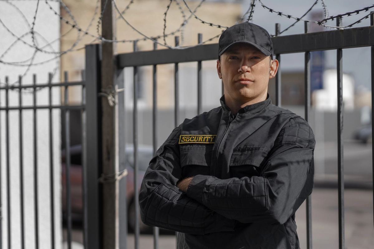 Kühne Security - Sicherheitsdienst - Wachmann am Tor